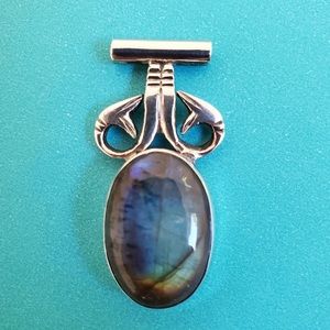 925 Sterling Silver Labradorite Pendant